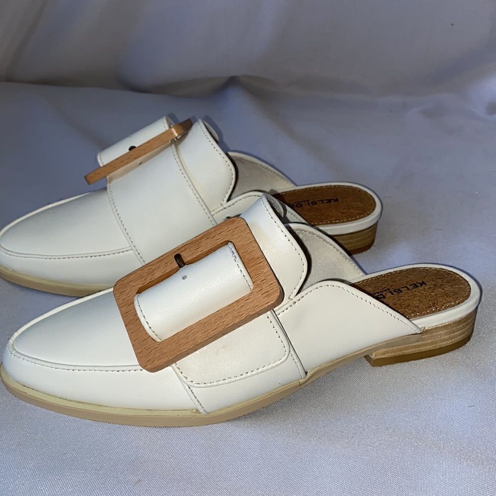KELSI DAGGER BROOKLYN MULE BRIGHT WHITE NEW 6.5